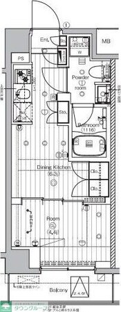PREMIUMCUBE王子神谷の物件間取画像